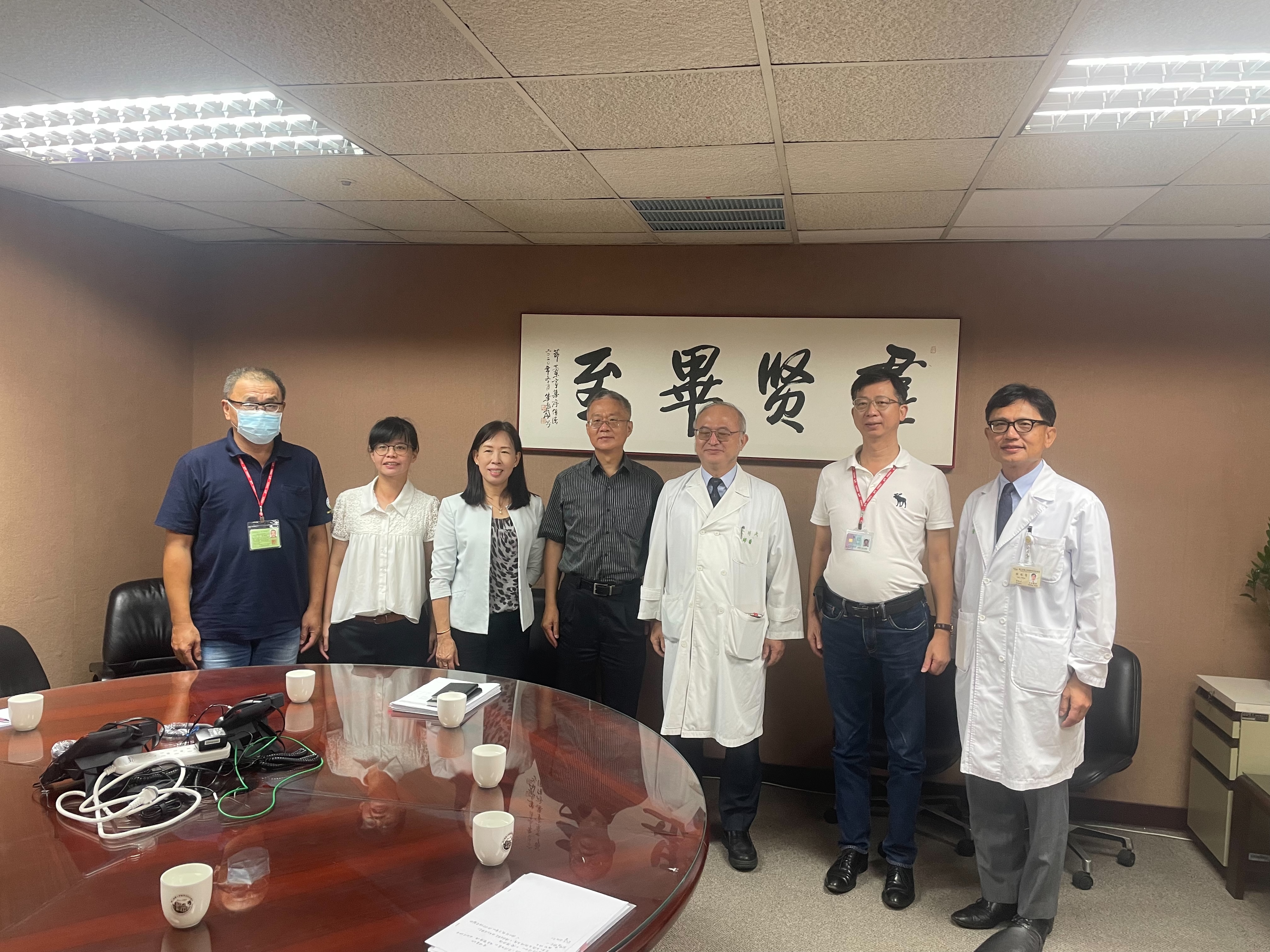 金門衛生局拜會臺灣端醫院 協調醫學中心轉診窗口