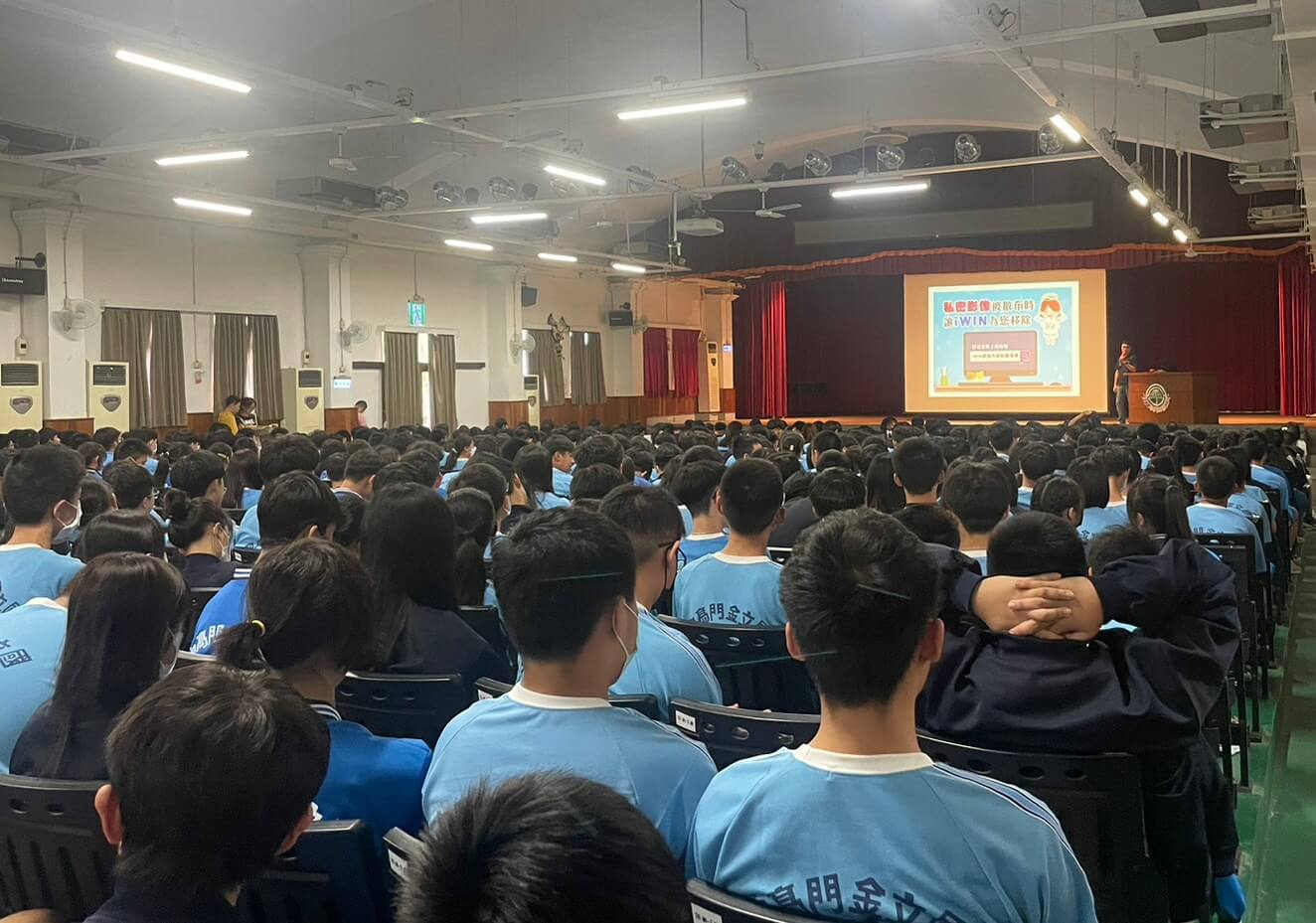 保護青少年安全 金門縣警局入校犯罪預防宣導及強化法治教育觀念