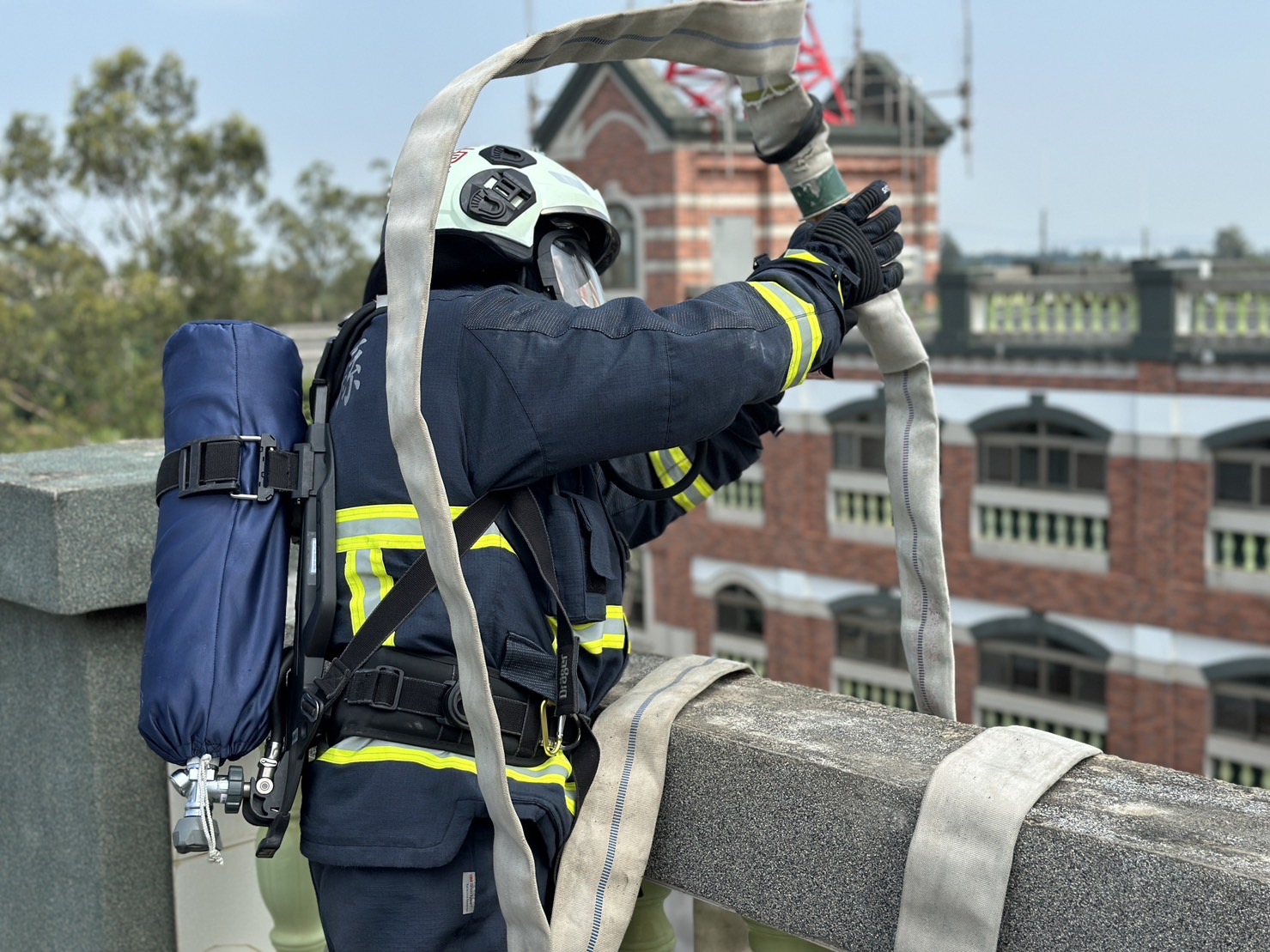 金門消防局第一大隊新生訓練成果驗收