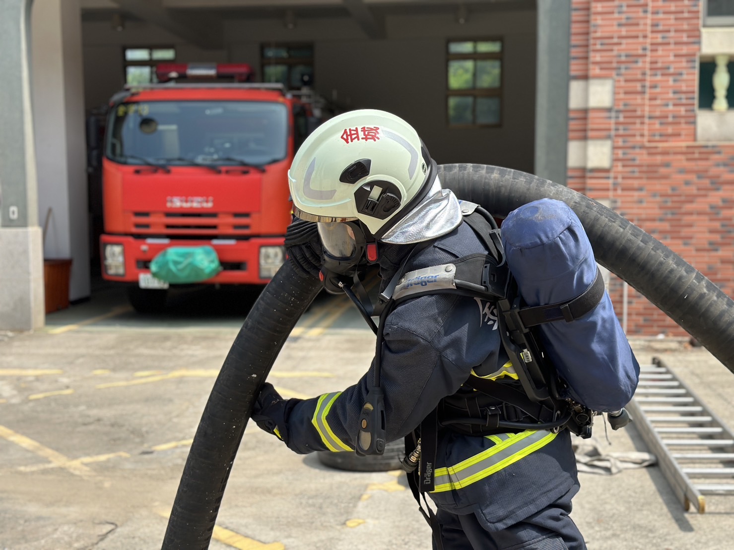 金門消防局第一大隊新生訓練成果驗收