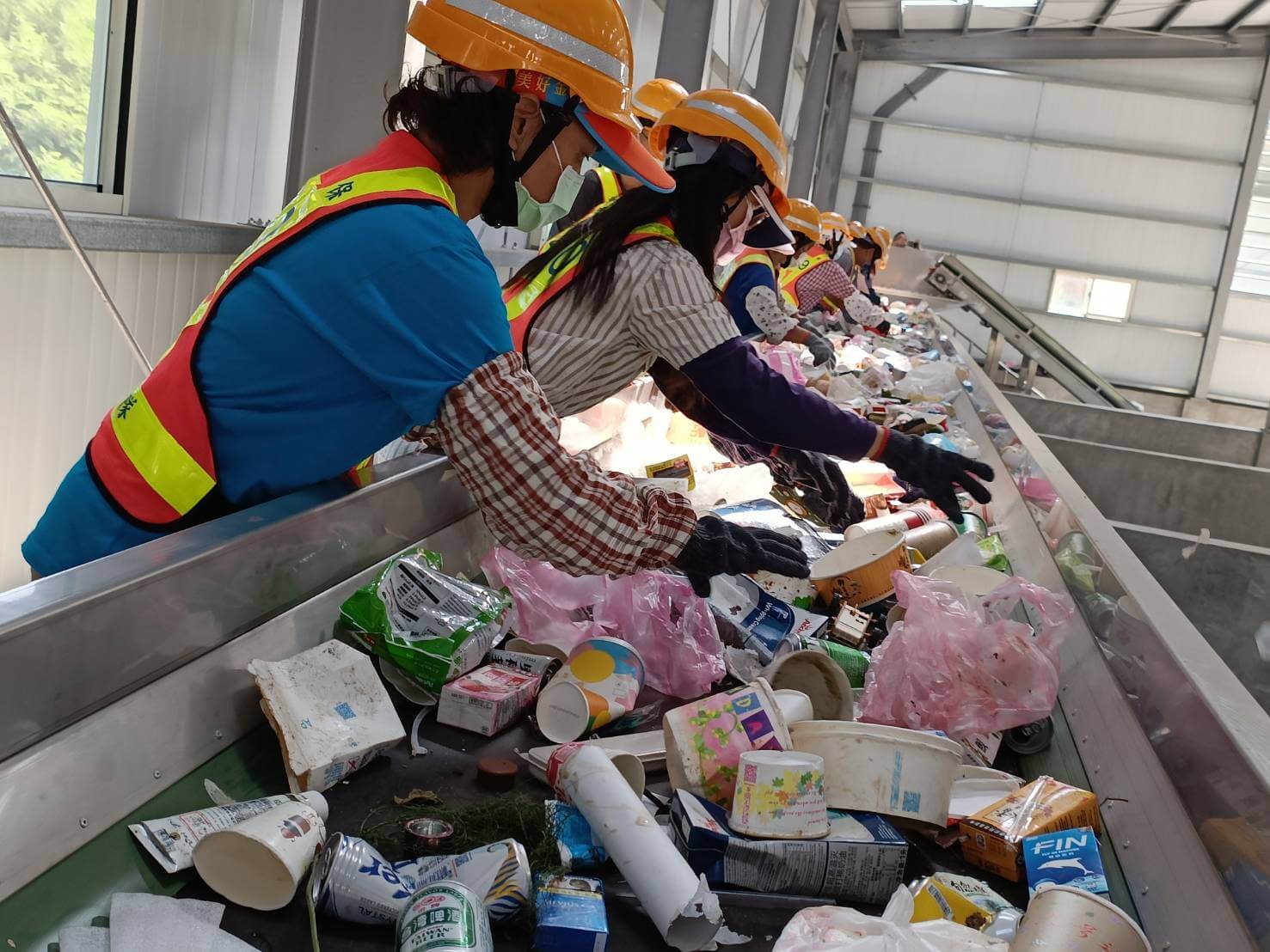 工程經費三千多萬元 金沙鎮資源回收貯存場新回收分類場正式啟用