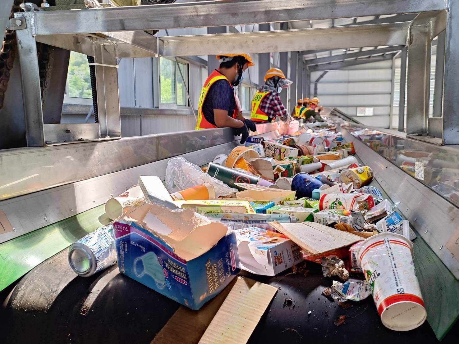 工程經費三千多萬元 金沙鎮資源回收貯存場新回收分類場正式啟用