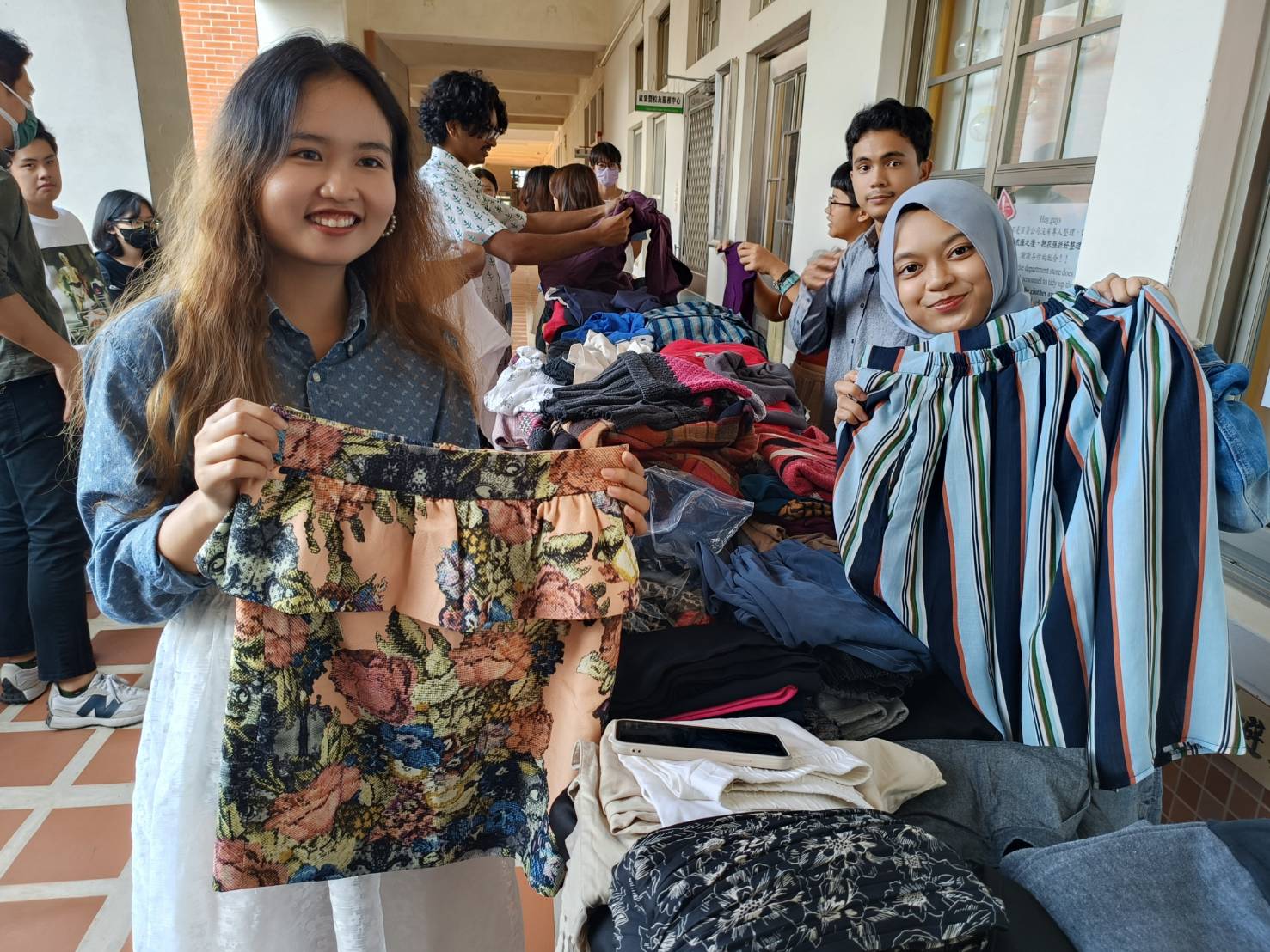 讓愛流轉  金大為境外生招募冬衣 各界熱烈響應