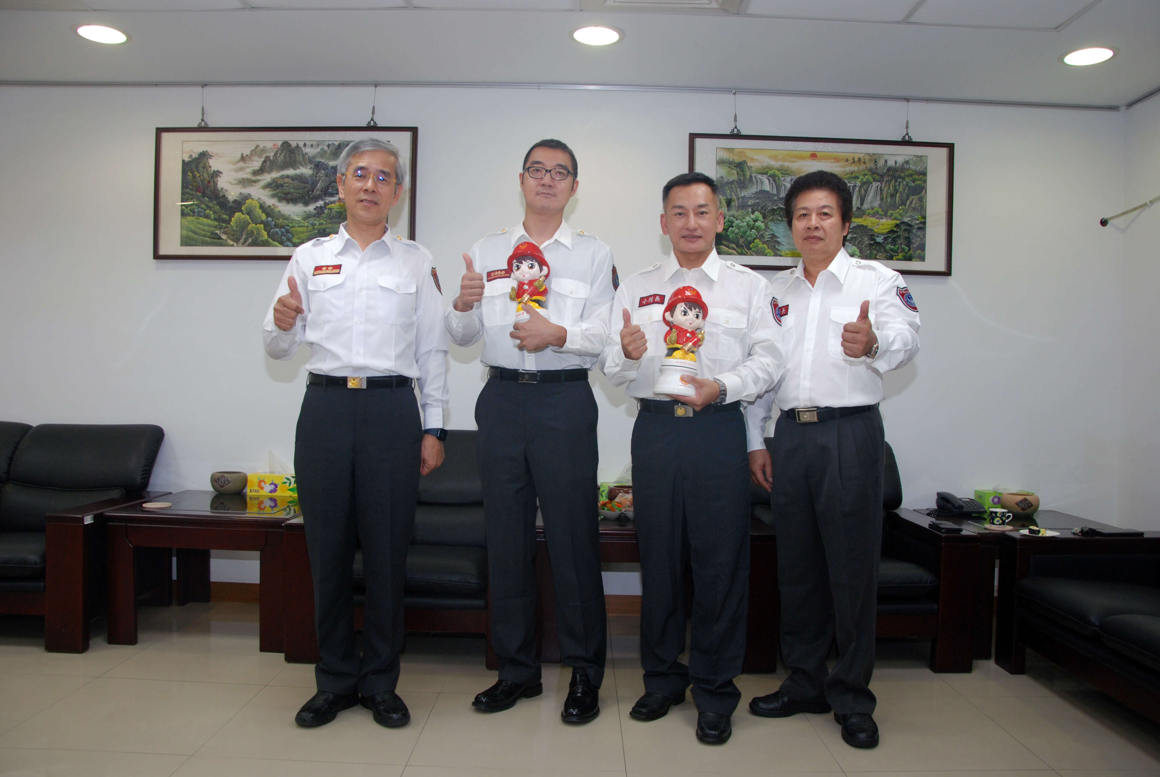 金門雙鳳臨門 陳佳峻及王崇帆榮獲全國消防暨義消楷模「鳳凰獎」殊榮