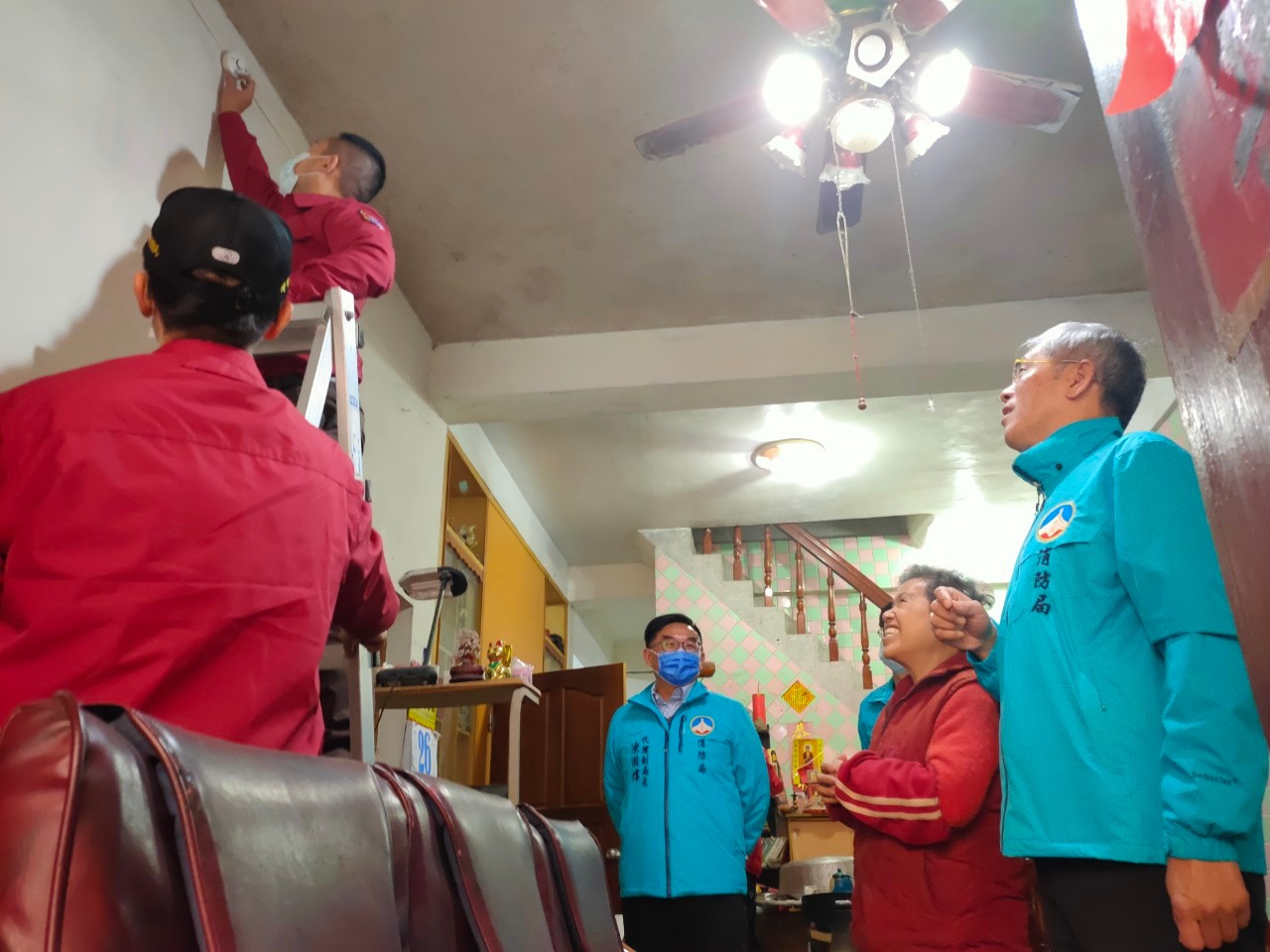 老吾老，以及人之老，金門消防局開展獨居長者關懷訪視活動