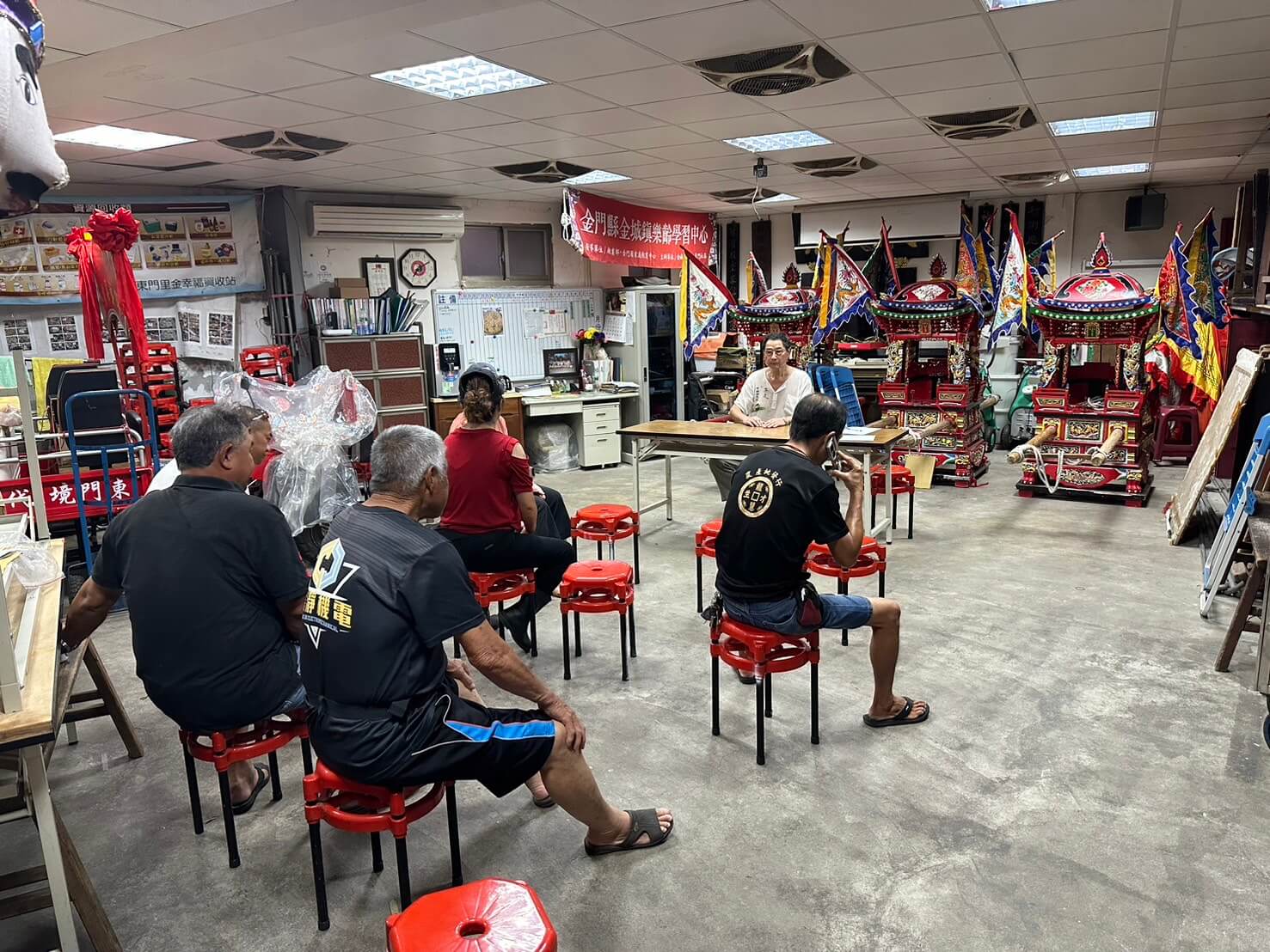 改善顯興樓周邊環境 金門縣金城鎮東門里代天府召開協調會