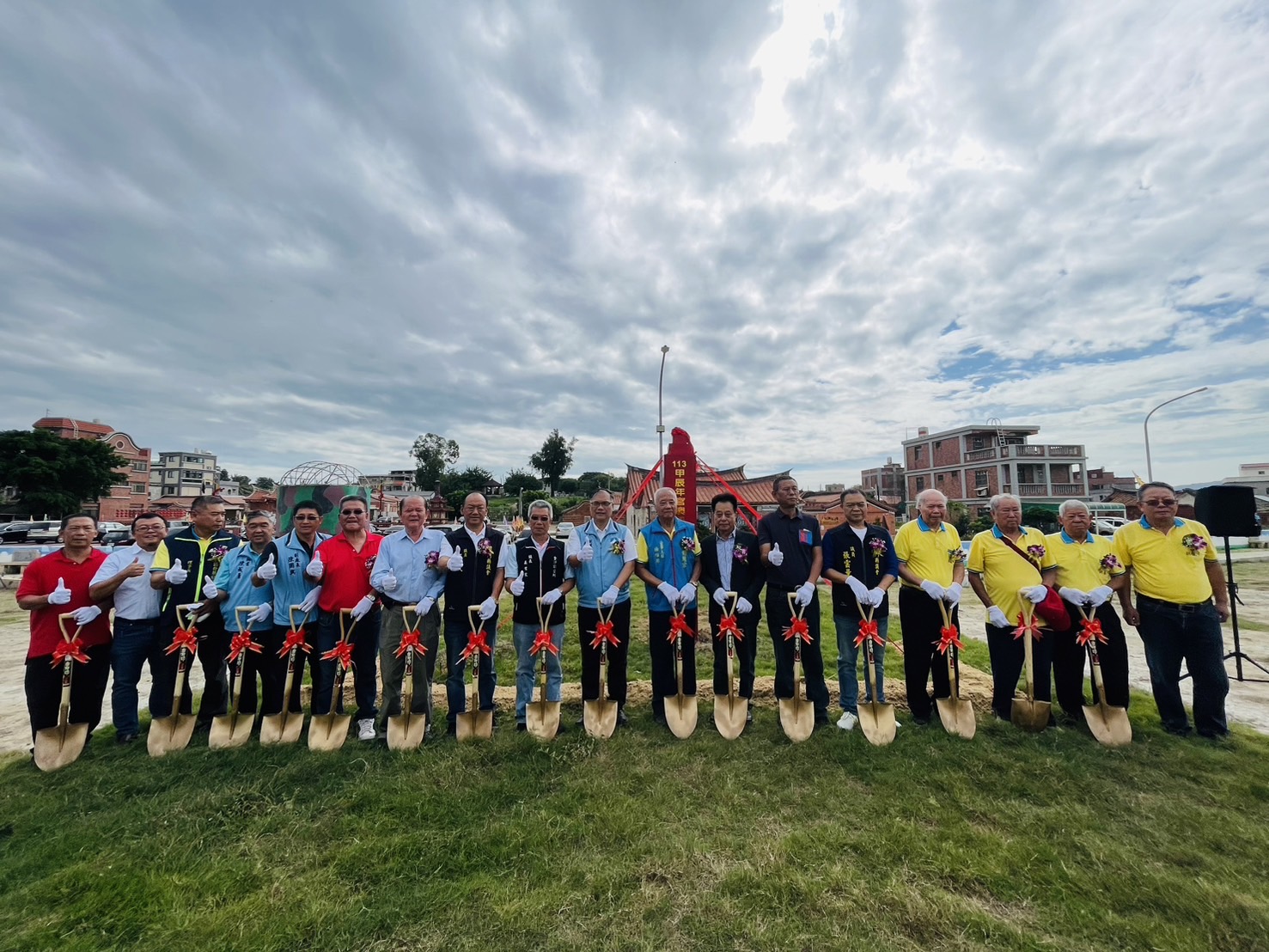 金門官澳鳳山寺重建動土儀式隆重舉行