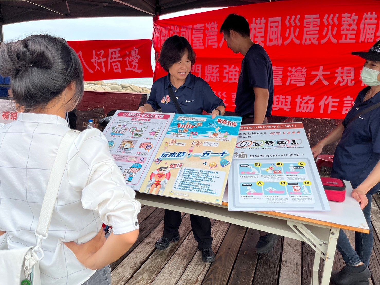 金門志工獲獎雙喜臨門，林麗娟當選全國防火宣導志工菁英