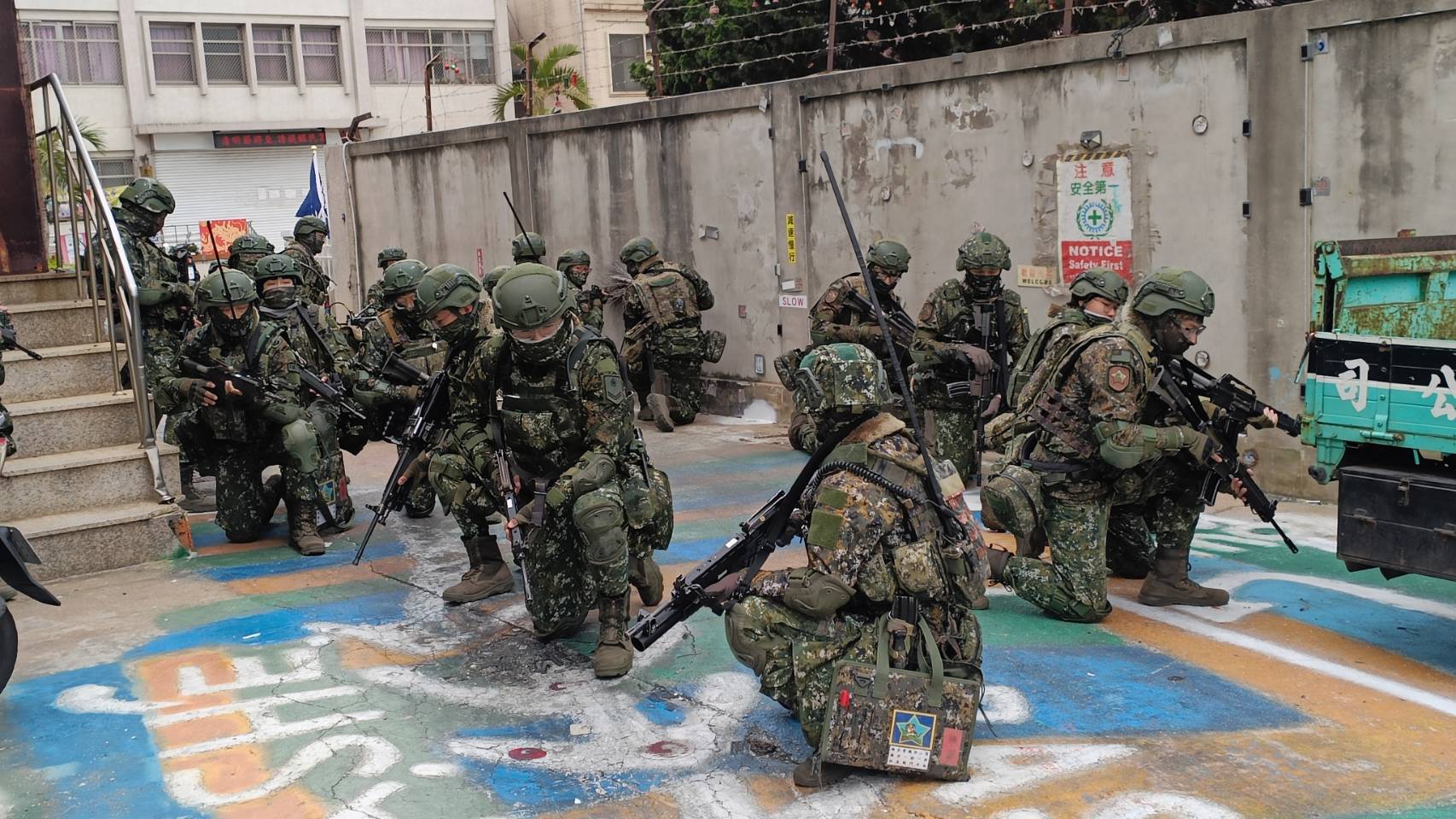 金防部戰備部隊民間單位立即備戰操演