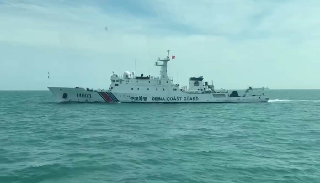 4艘中國海警船襲擾金門海域  海巡艇一對一全程監控強勢驅離