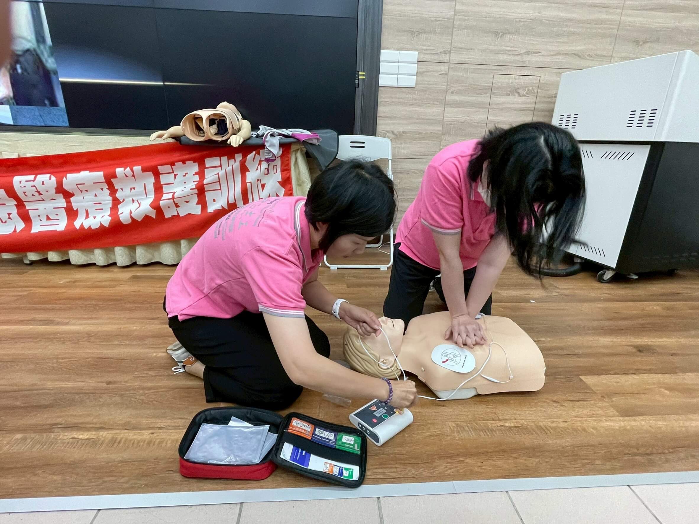 用愛守護每一顆心  金門中正國小志工隊完成急救CPR+AED培訓