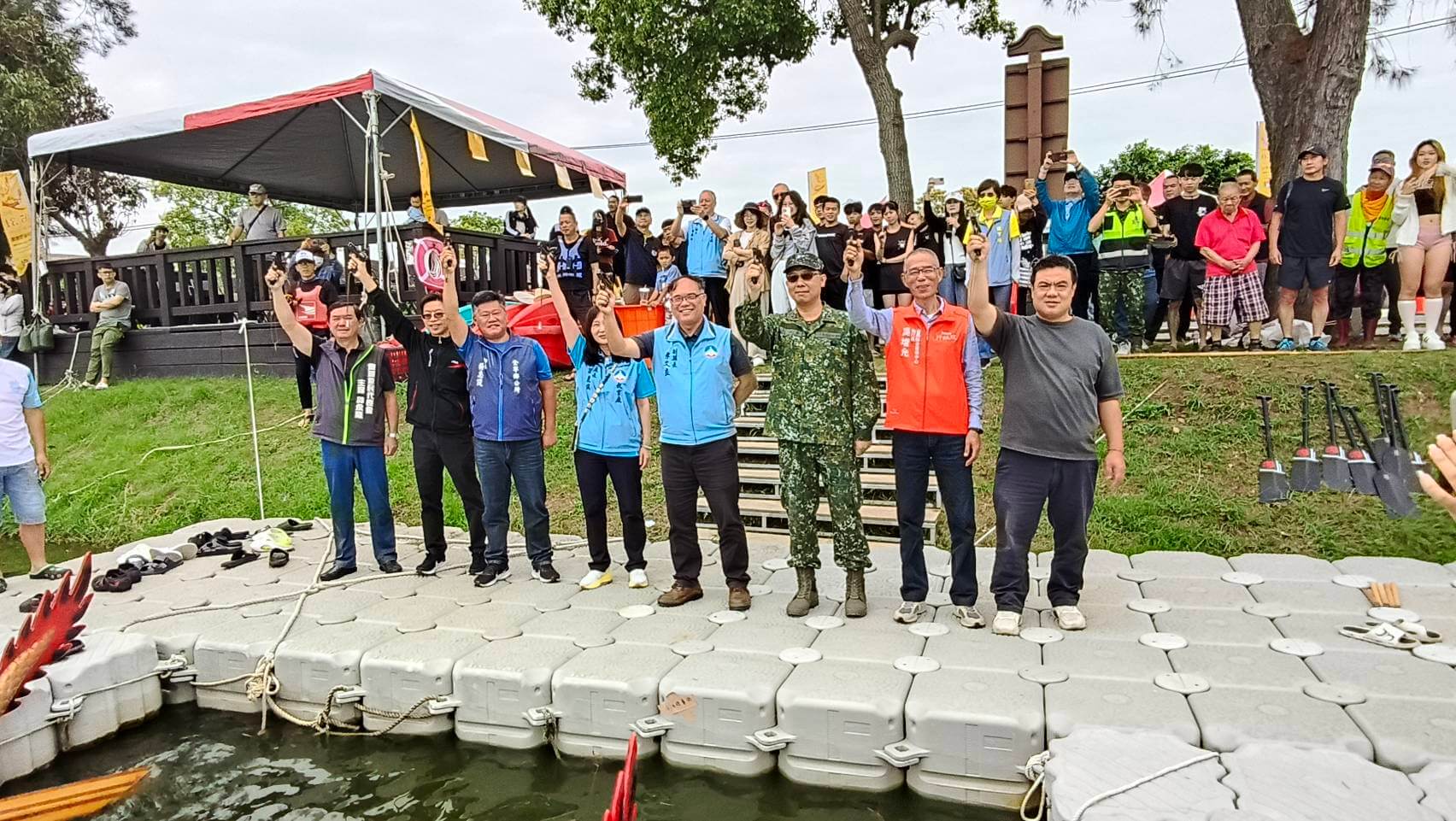 2025金門縣龍舟賽參賽隊伍達歷年之最，李文良副縣長為民祈福