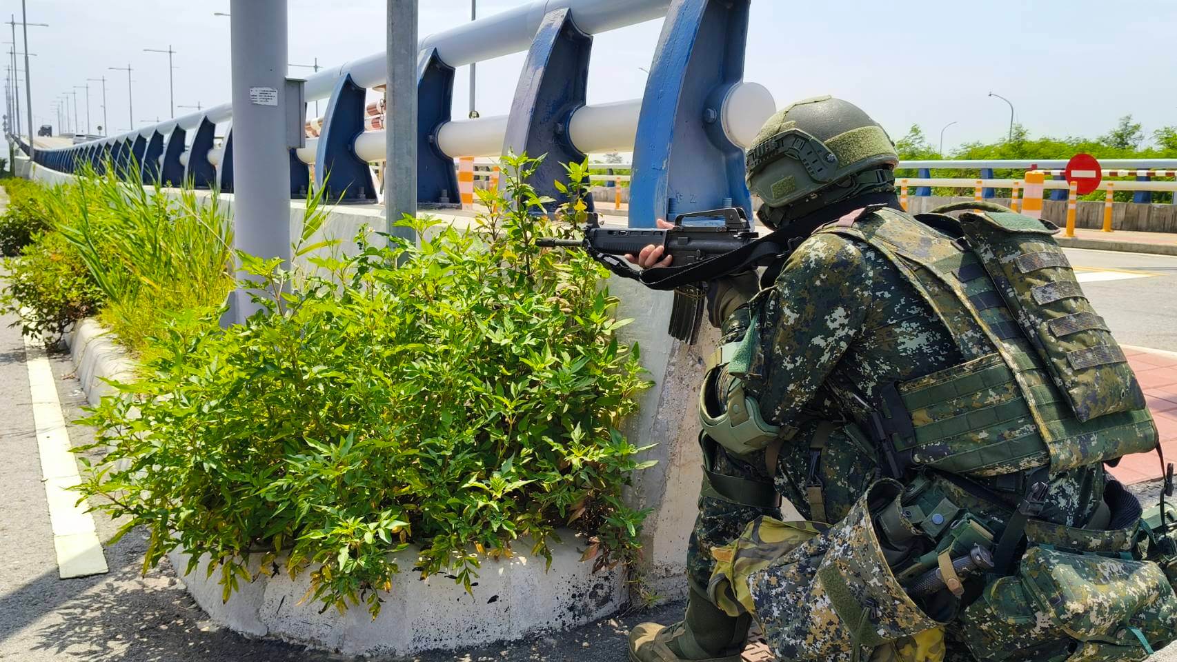 金防部「漢光41號演習實兵演練」：縱深陣地逐次抵抗