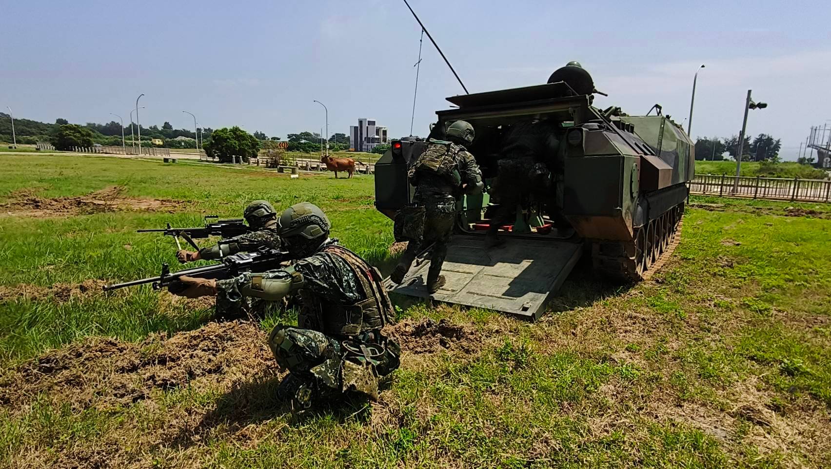 金防部「漢光41號演習實兵演練」：縱深陣地逐次抵抗