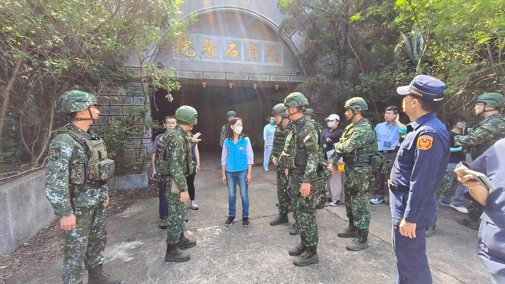 金門漢光 重啟花崗石醫院  金防部支援營大量傷患救護演練