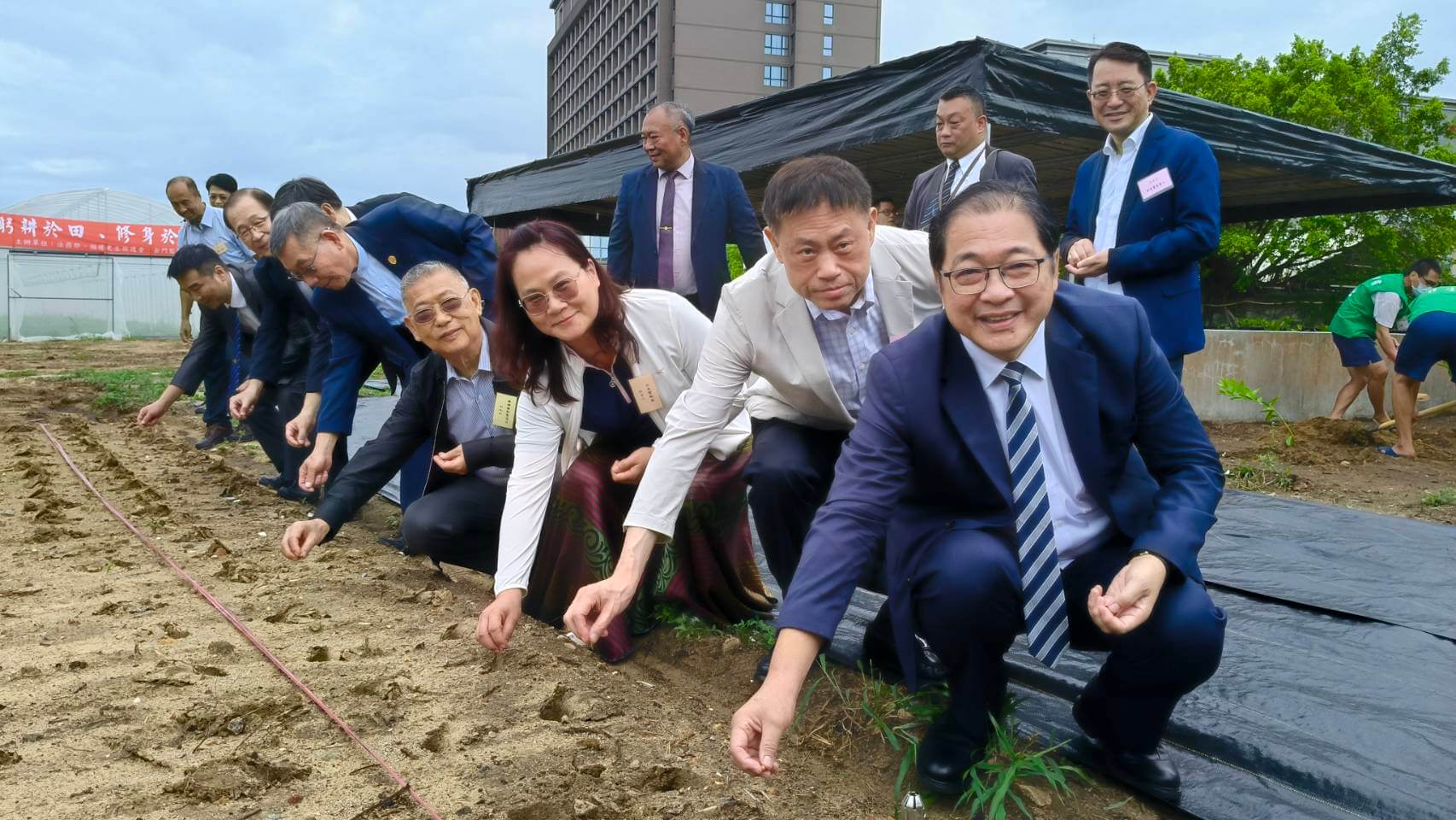 福建更生保護會再創新里程 鼎金網室農作暨第二期電匠訓練班開訓