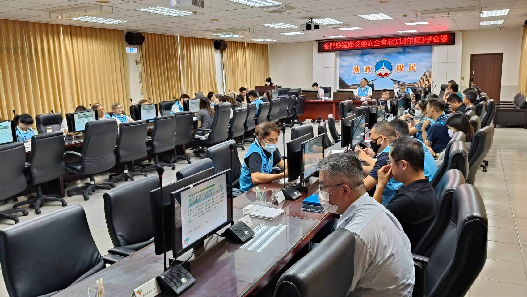 金門道安會報 114年交通事故件數為420件