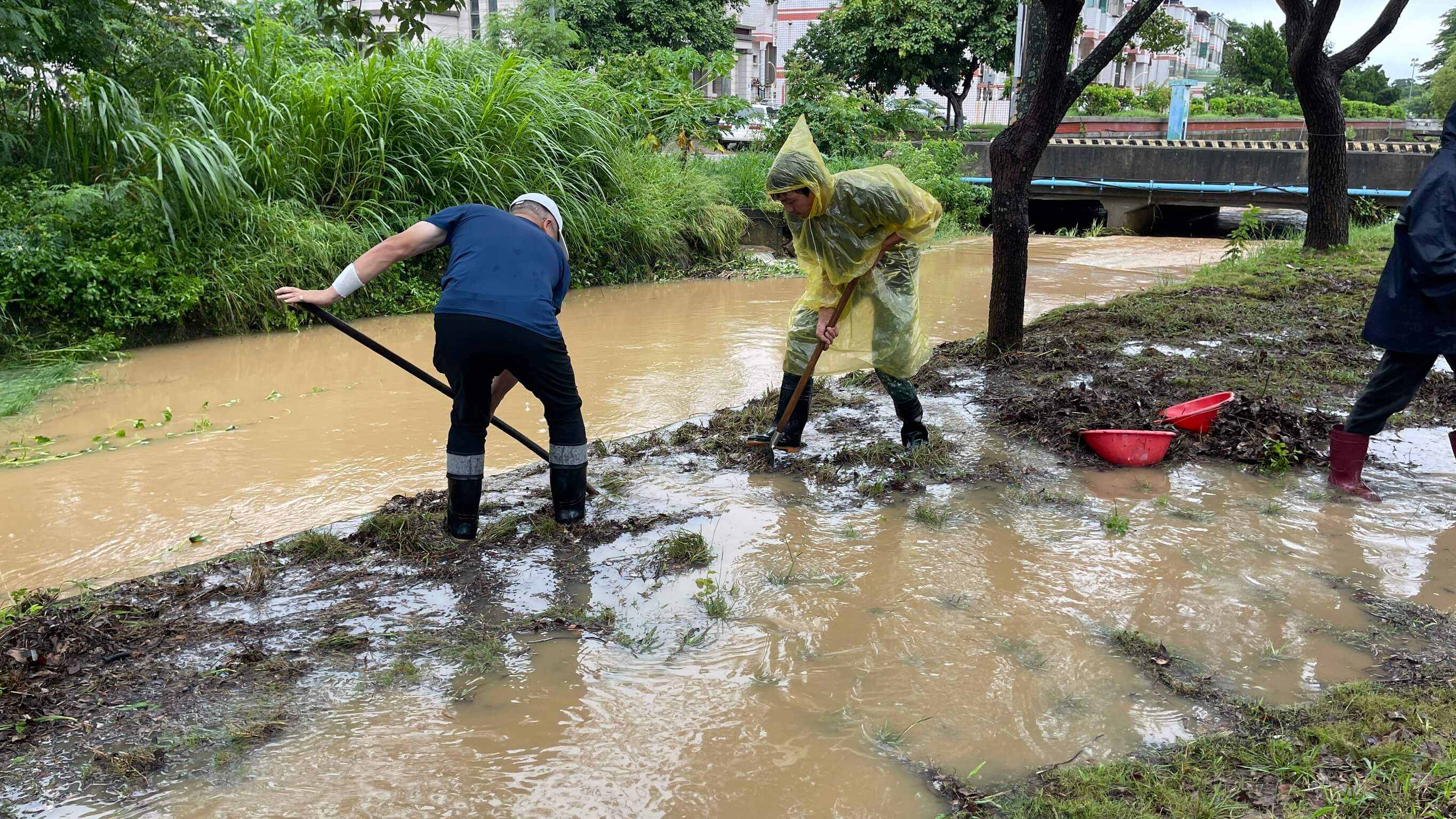 強降雨導致多處積淹水 金門縣政府啟動改善行動