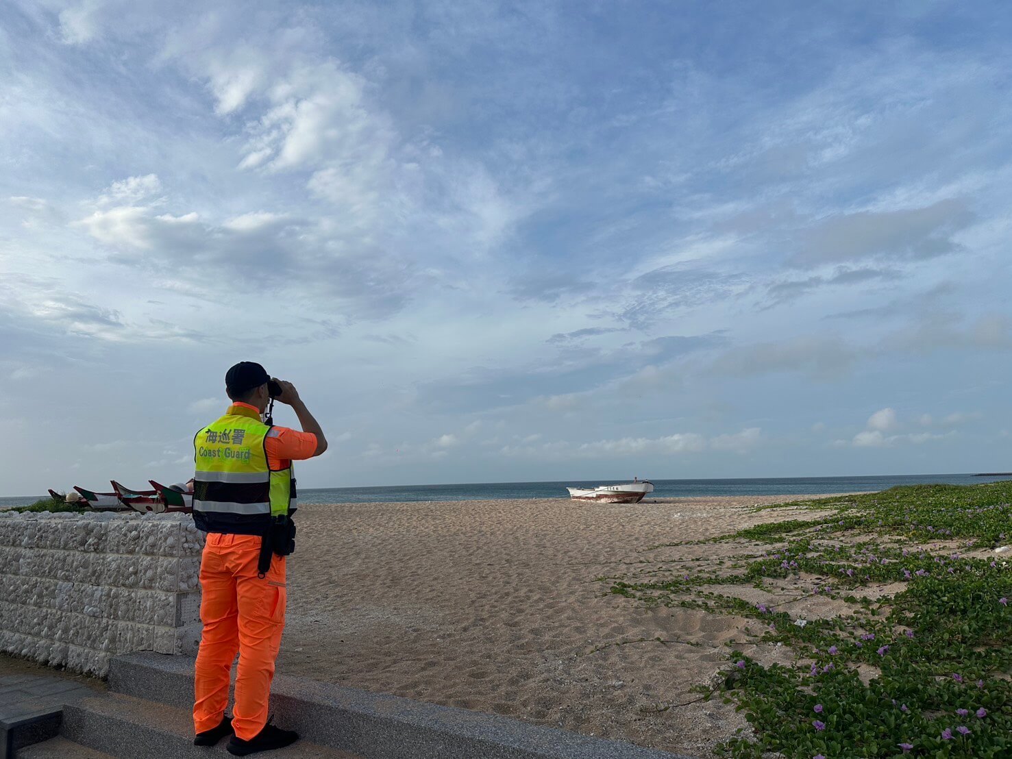 颱風觀浪戲水揪毋湯！金門海巡加強取締以維安全