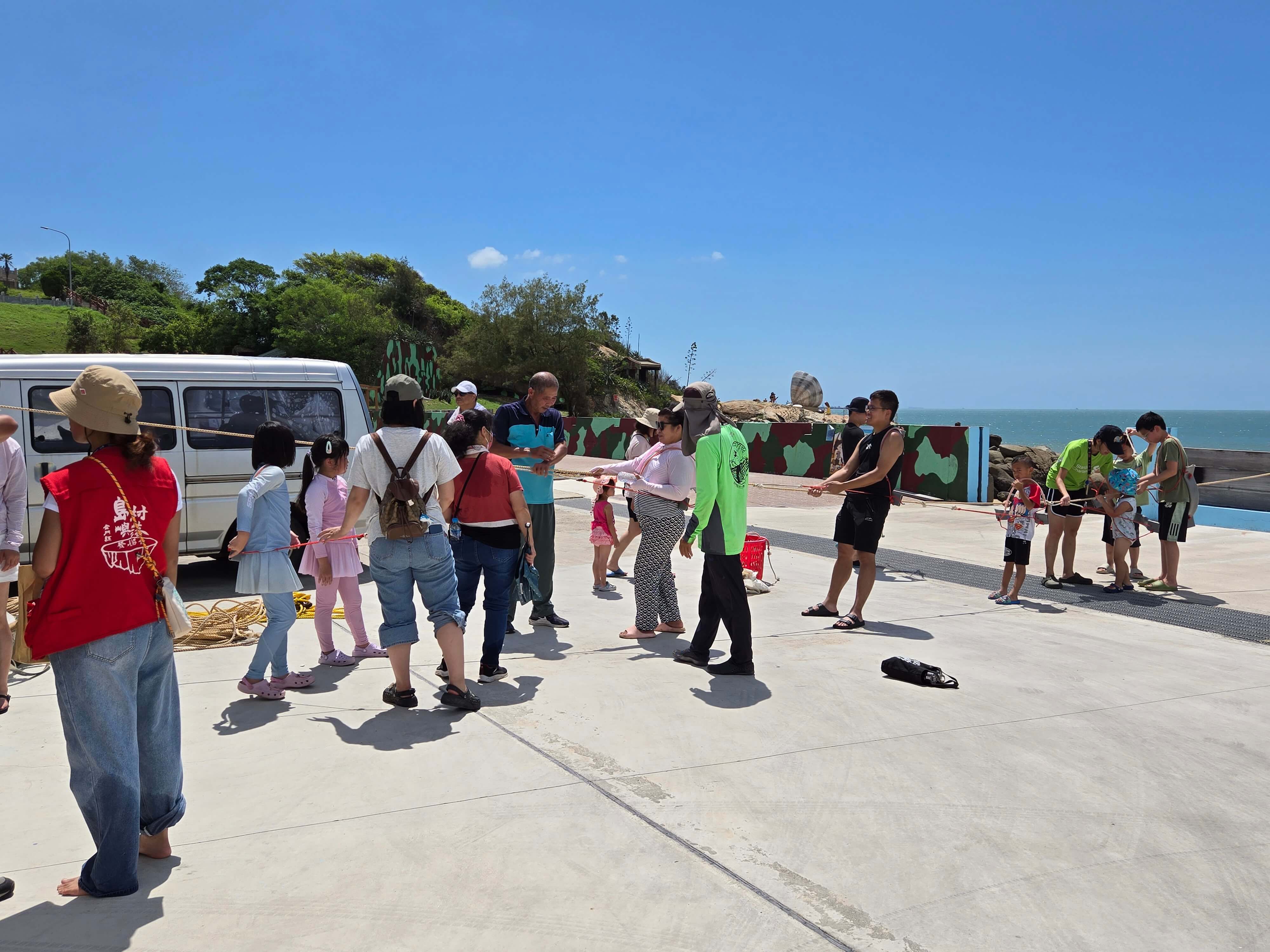 金門傳統漁業牽罟，水試所陳坑牽罟漁業體驗