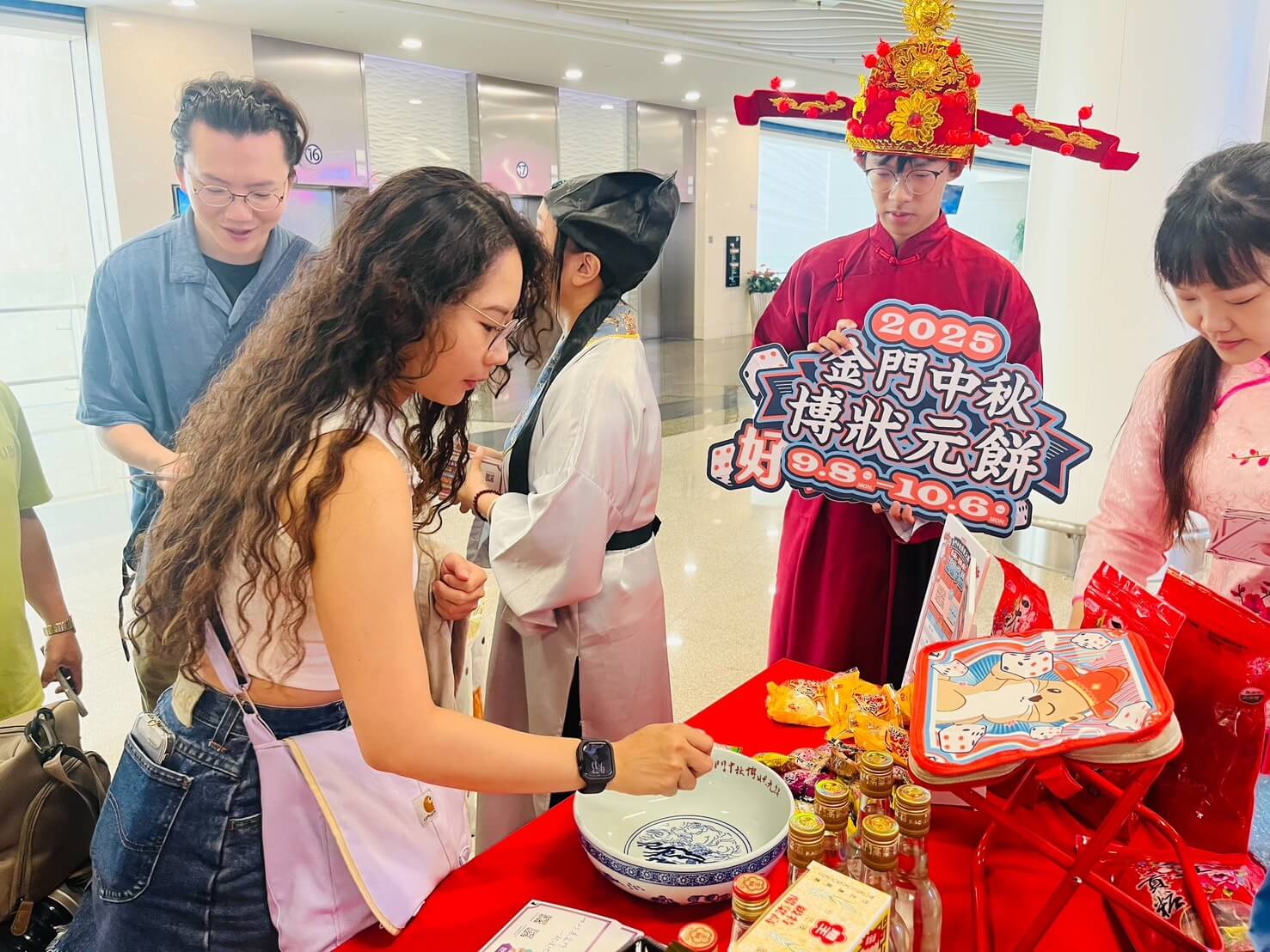 金廈同樂體驗博餅 快閃廈門五通碼頭