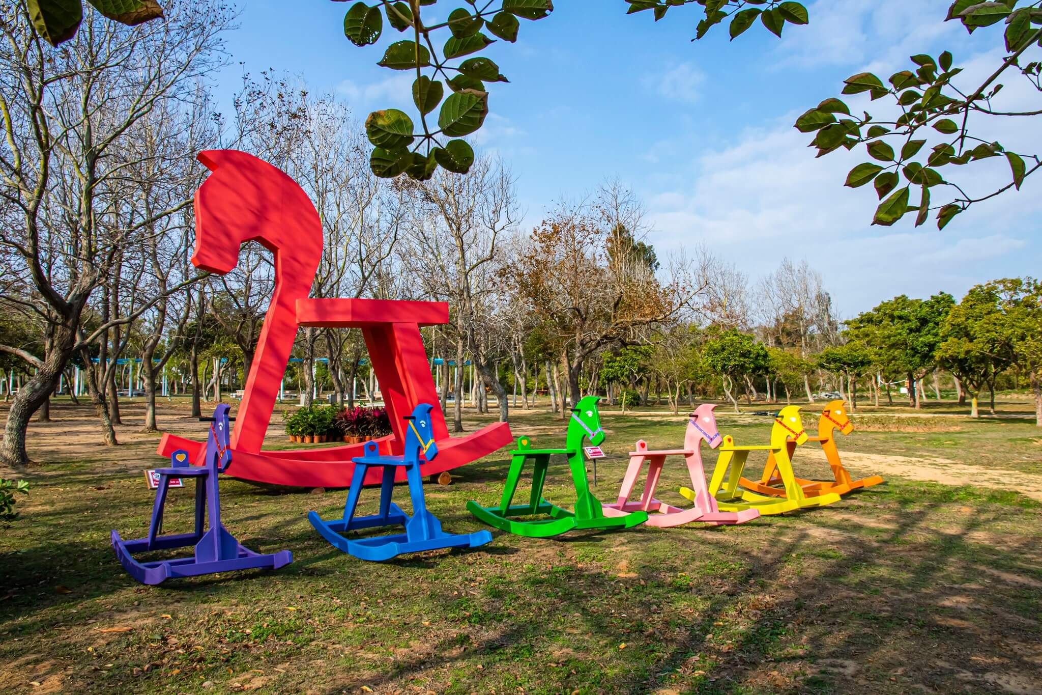 走春賞燈迎馬年 金門林務所森林公園妝點春節氛圍 走春賞燈迎馬年 金門林務所森林公園妝點春節氛圍