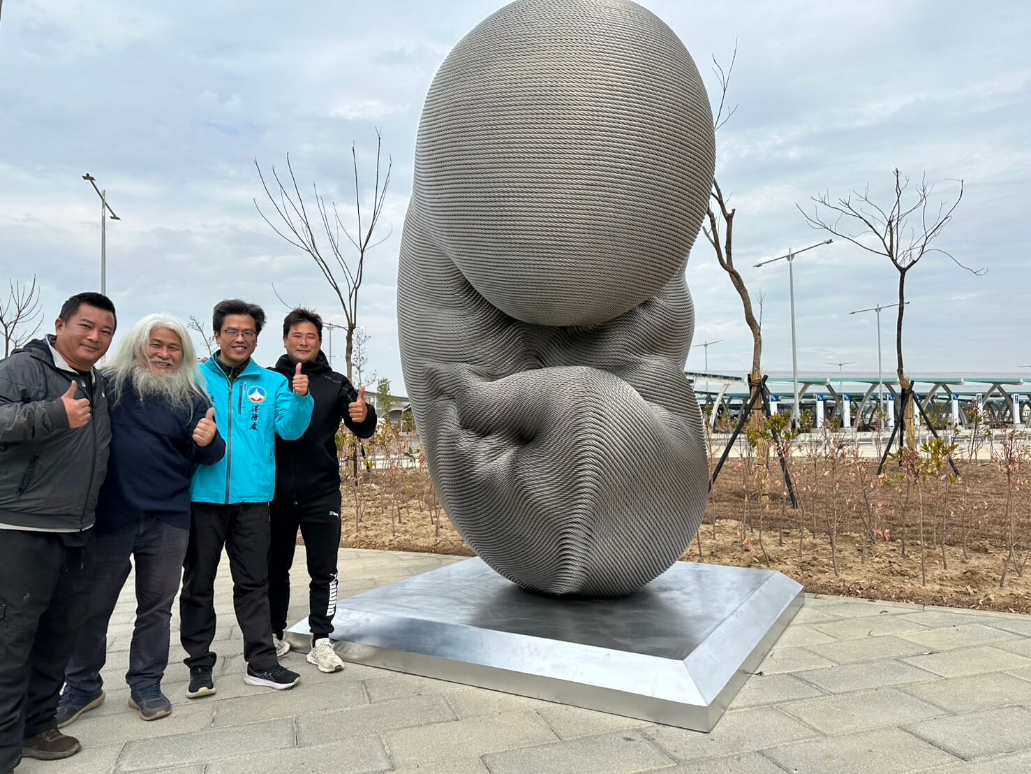 金門港旅運中心力邀雕塑大師康木祥藝術團隊展出國際級展品